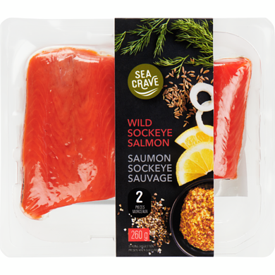 Sea Crave Saumon sockeye sauvage 260 g, 7,69 $/100g