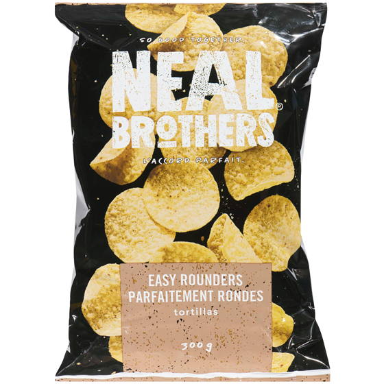 Neal Brothers Foods Easy Rounders Tortillas Chips 300 g, $1.66/100g