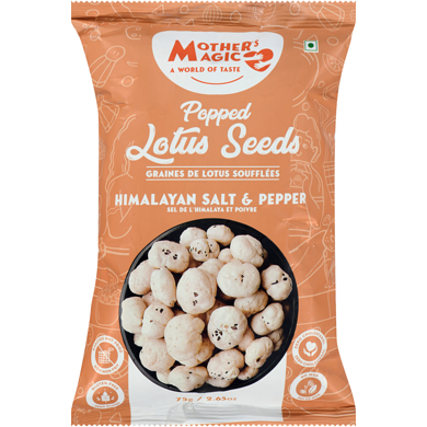 Mother's Magic Popped Lotus Seed, Salt & Pepper 75 g, $7.32/100g