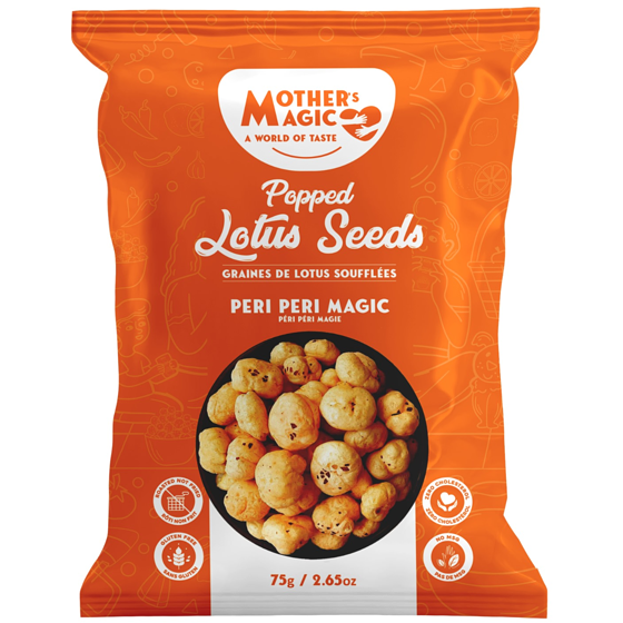 Mother's Magic Popped Lotus Seed, Peri Peri Magic 75 g, $7.32/100g