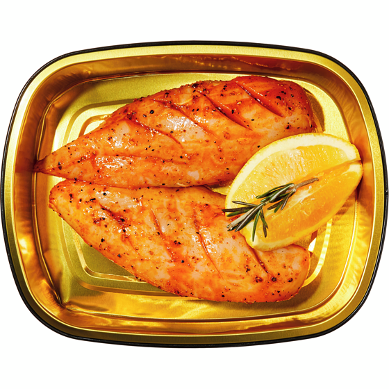 null Plat de poitrines de poulet marinées BBQ 366 g, 3,83 $/100g