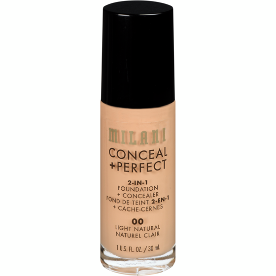 Milani Conceal + Perfect™ 2-In-1 Foundation + Concealer 00 Light Natural 1 ea, $15.99/1ea