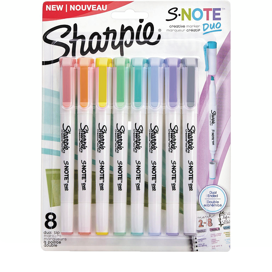 Sharpie S.Note Duo Creative Marker, 8 Count 1 ea, $16.00/1ea