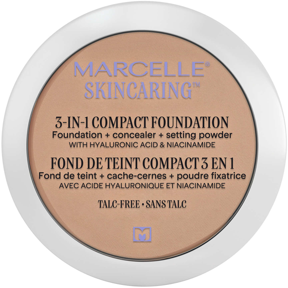 Marcelle Skincaring 3-In-1 Compact Foundation + Concealer + Setting Powder With Hyaluronic Acid Ivory 8.5 g, $270.47/100g