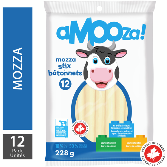 Amooza ! Mozza Cheese Stix 12-Pack 228 g, $3.50/100g