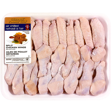 President's Choice Air-Chilled Split Chicken Wings, Club Pack $11.00/1kg $4.99/1lb