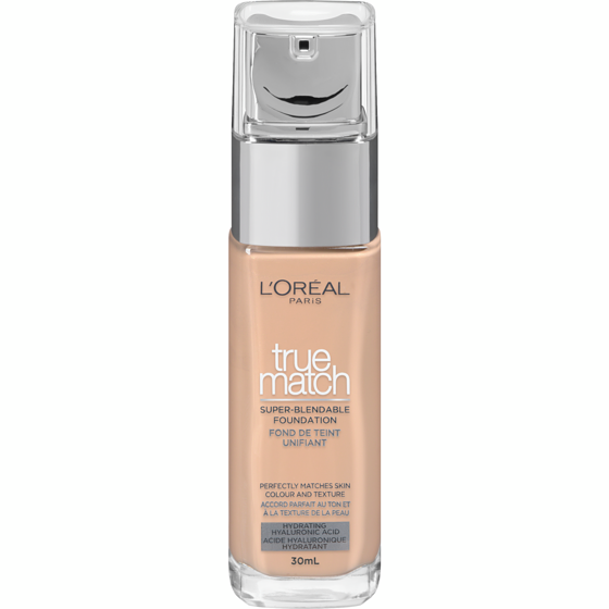 L'Oreal Paris True Match Foundation With Hyaluronic Acid & Moisturizing Care 3.5n 30 ml, $66.63/100ml