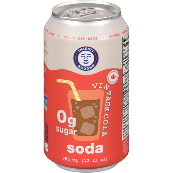 Thirsty Buddha Soda Vintage Cola 355 ml, $0.70/100ml