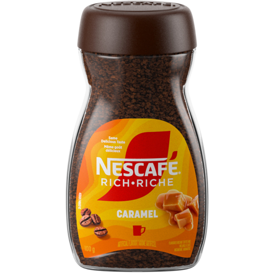 Nestlé Mélange à café instantané aromatisé Riche Caramel 100 g, 7,99 $/100g