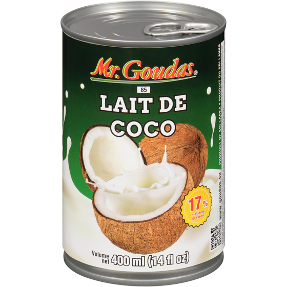 Mr Goudas Lait de coco 400 ml, 0,60 $/100ml