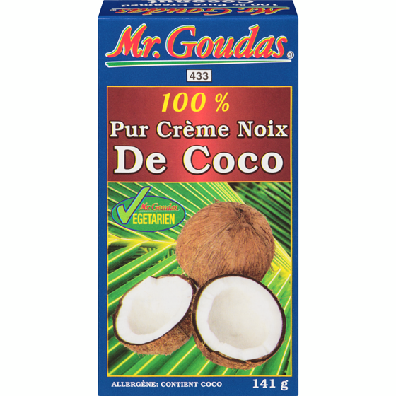 Mr Goudas 100 % pur crème noix de coco 142 g, 1,26 $/100g