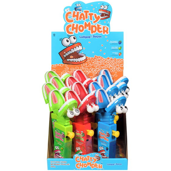 Exclusive Brands Chatty Chomper Lollipop 12x17.0 g, $9.31/100g