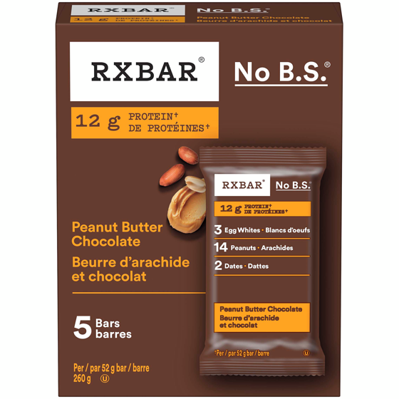 Kelloggs RXBAR Peanut Butter Chocolate Bars 260 g, $5.19/100g