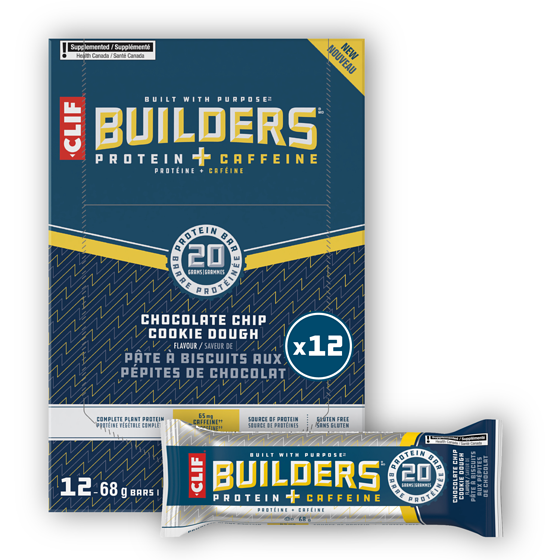 Clif BUILDERS barres protéinées, saveur de pâte à biscuits aux pépites de chocolat 68 g, 5,13 $/100g