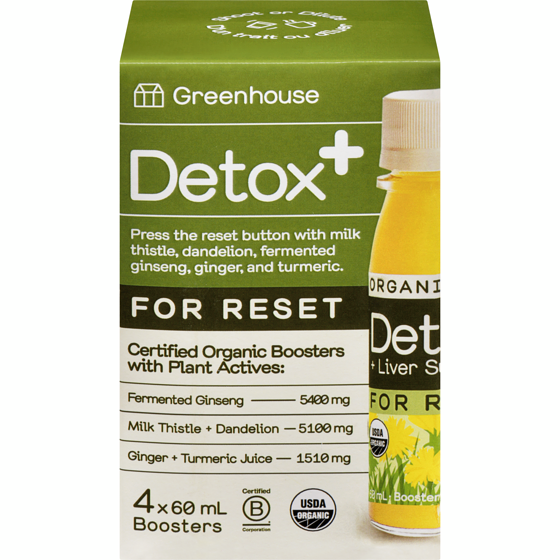 Greenhouse Boosters Detox 4x60.0 ml, $21.67/100ml