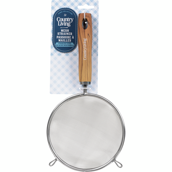 Country Living Mesh Strainer Stainless Steel 1 ea, $10.00/1ea