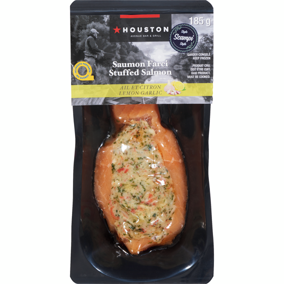 Houston Avenue Bar & Grill Saumon farci 185 g, 5,41 $/100g
