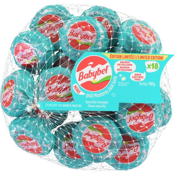 Babybel Mini Monterey Jack 360 g, 3,47 $/100g