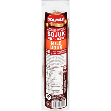 Solmaz Halal Sojuk Beef Mild 350 g, $3.29/100g