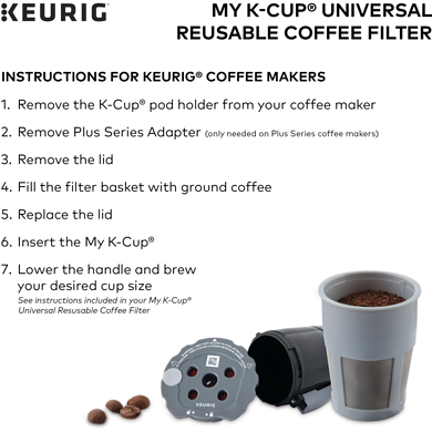 keurig coffee maker keurig filter instructions