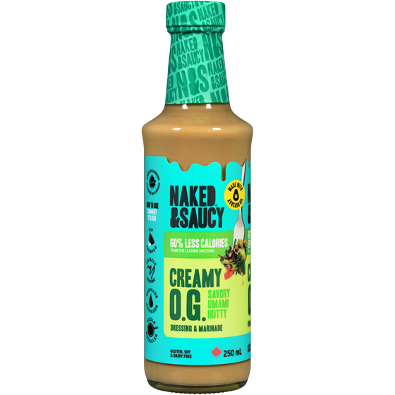 Naked Coconuts Creamy Dressing Original 250 ml, $4.00/100ml