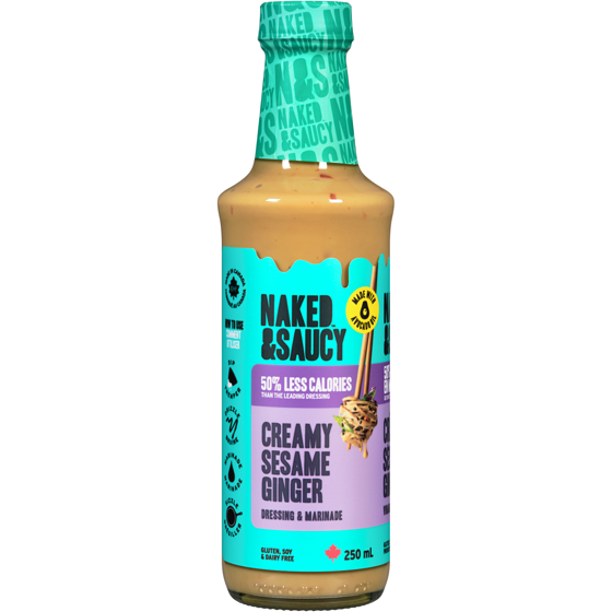 Naked Coconuts Nooch Dressing Sesame Ginger 250 ml, $4.00/100ml