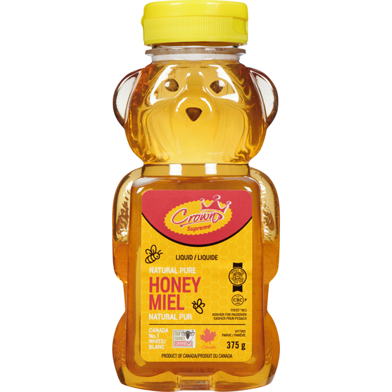 Crown Natural Pure Honey Liquid 375 g, $2.13/100g