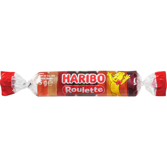 Haribo Roulette 25 g, $3.16/100g