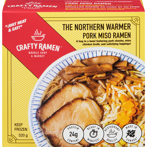 Crafty Ramen The Northern Warmer Pork Miso Ramen 520 g, $2.21/100g