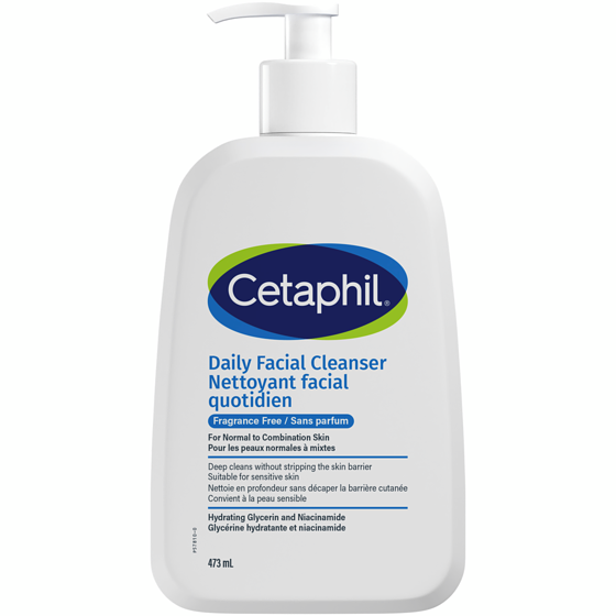 Cetaphil Daily Facial Cleanser  473 ml, $4.33/100ml