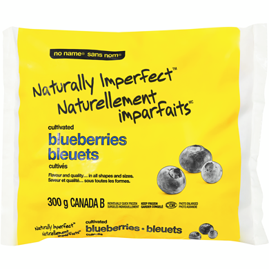 Sans Nom Bleuets cultivés Naturellement imparfaits 300 g, 1,00 $/100g