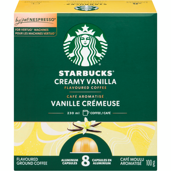 Starbucks Creamy Vanilla for NESPRESSO VERTUO, Coffee 100 g, $12.99/100g