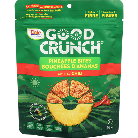 Dole Good Crunch Pineapple Bites With Chili 40 g, $12.50/100g