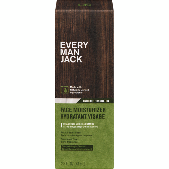 Every Man Jack Face Lotion, Fragrance Free 73 ml, $15.74/100ml