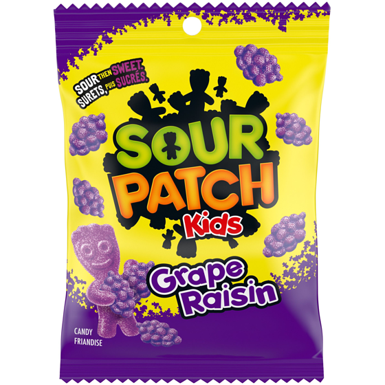 Maynards Sour Patch Kids grape Candy Sour then Sweet 154 g, $2.14/100g