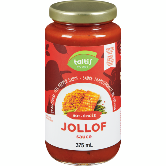 taltis Foods Jollof Sauce Hot 375 ml, $2.93/100ml