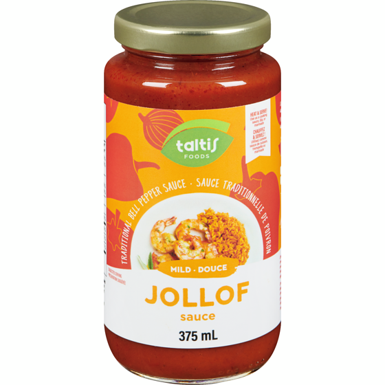 taltis Foods Jollof Sauce Mild 375 ml, $2.93/100ml