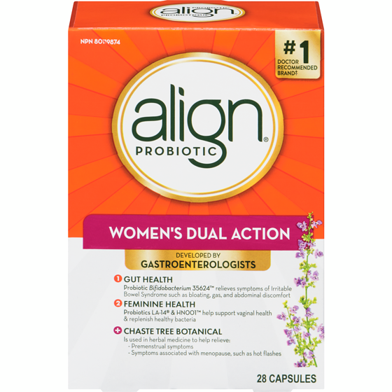 Align Probiotic, Women's Dual Action, Probiotics For Women 28 ea, $1.43/1ea