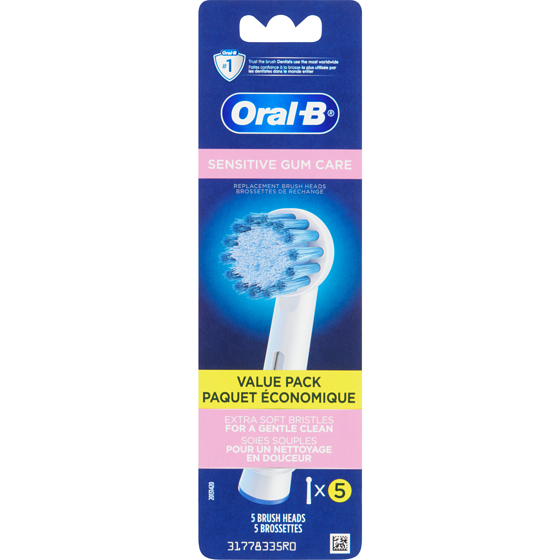 Oral-B Brossettes de rechange paquet économique 5 ea, 8,80 $/1ch