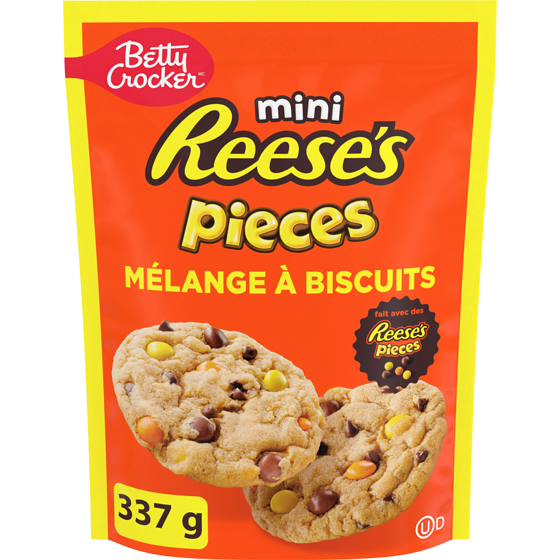 Betty Crocker Reese's Mélange à biscuits avec des mini morceaux de beurre d'arachide et pépites de chocolat 337 g, 1,33 $/100g