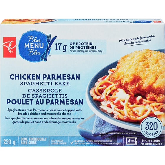 PC Blue Menu Chicken Parmesan Spaghetti Bake PC.ca