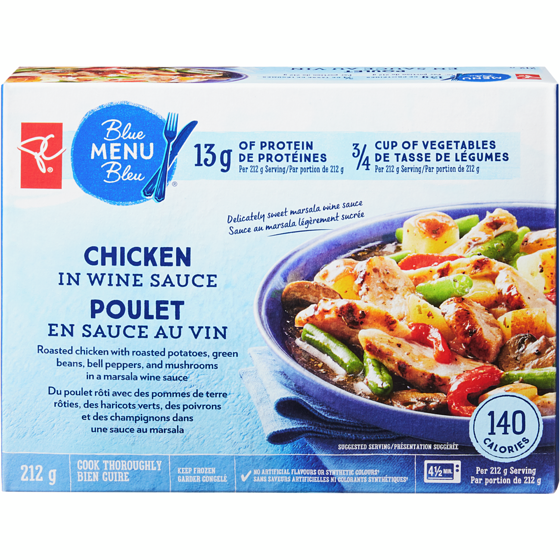 PC Blue Menu Chicken in Wine Sauce PC.ca