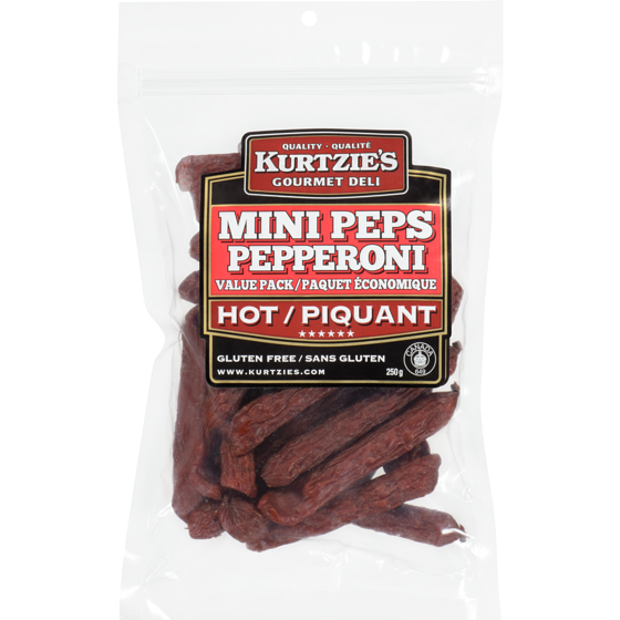 Great Canadian Meat Mini Peps Hot Value Pack 225 g, $4.88/100g