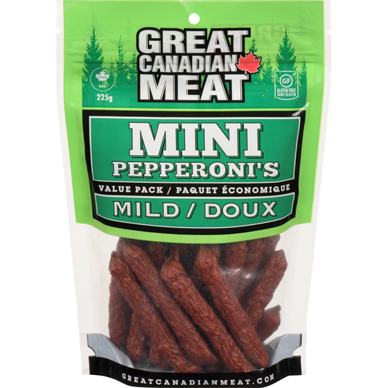 Great Canadian Meat Mini Peps Mild Value Pack 225 g, $4.88/100g