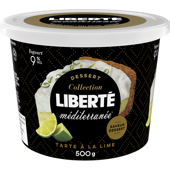 Liberté Méditerranée yogourt tarte à la lime 9 % m.g. 500 g, 1,00 $/100g