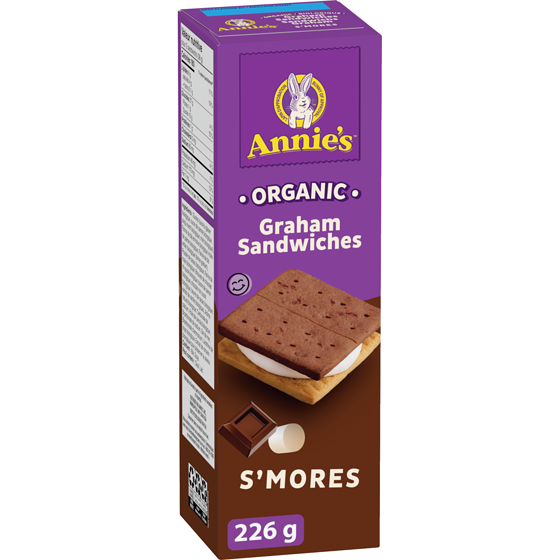 Annie's Organic S'mores Graham Sandwiches, Chocolate and Marshmallow 226 g, $4.42/100g