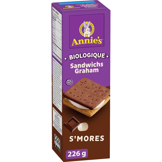 Annie's Sandwichs Graham Organique S'Mores, chocolat et guimauve 226 g, 4,20 $/100g