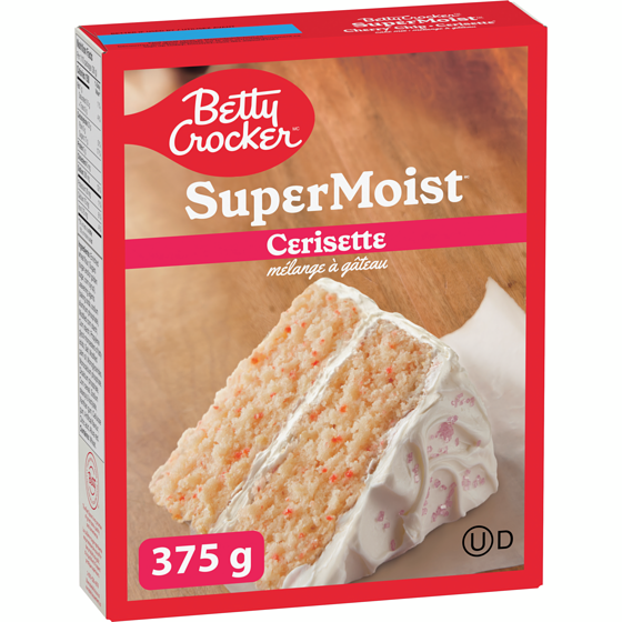 Betty Crocker Super Moist mélange à gâteau cerisette 375 g, 0,61 $/100g