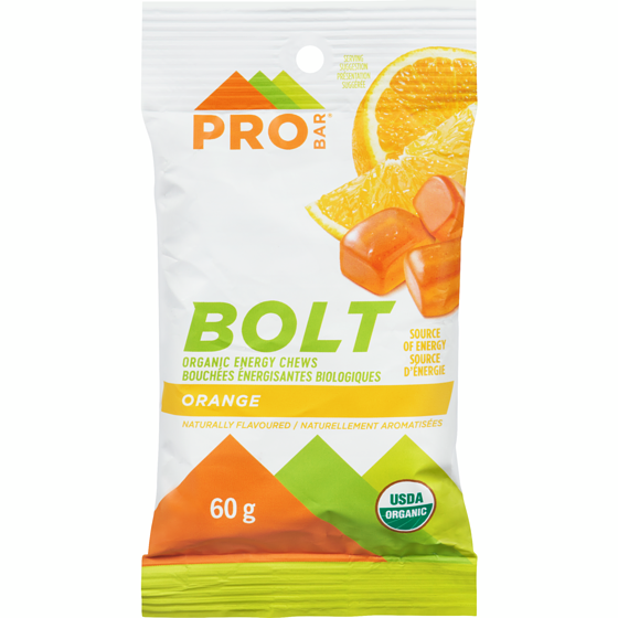 Probar Organic Energy Chews Orange 60 g, $6.32/100g