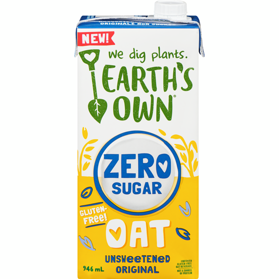 Earth's Own Oat Zero Sugar Beverage Original 946 ml, $0.37/100ml